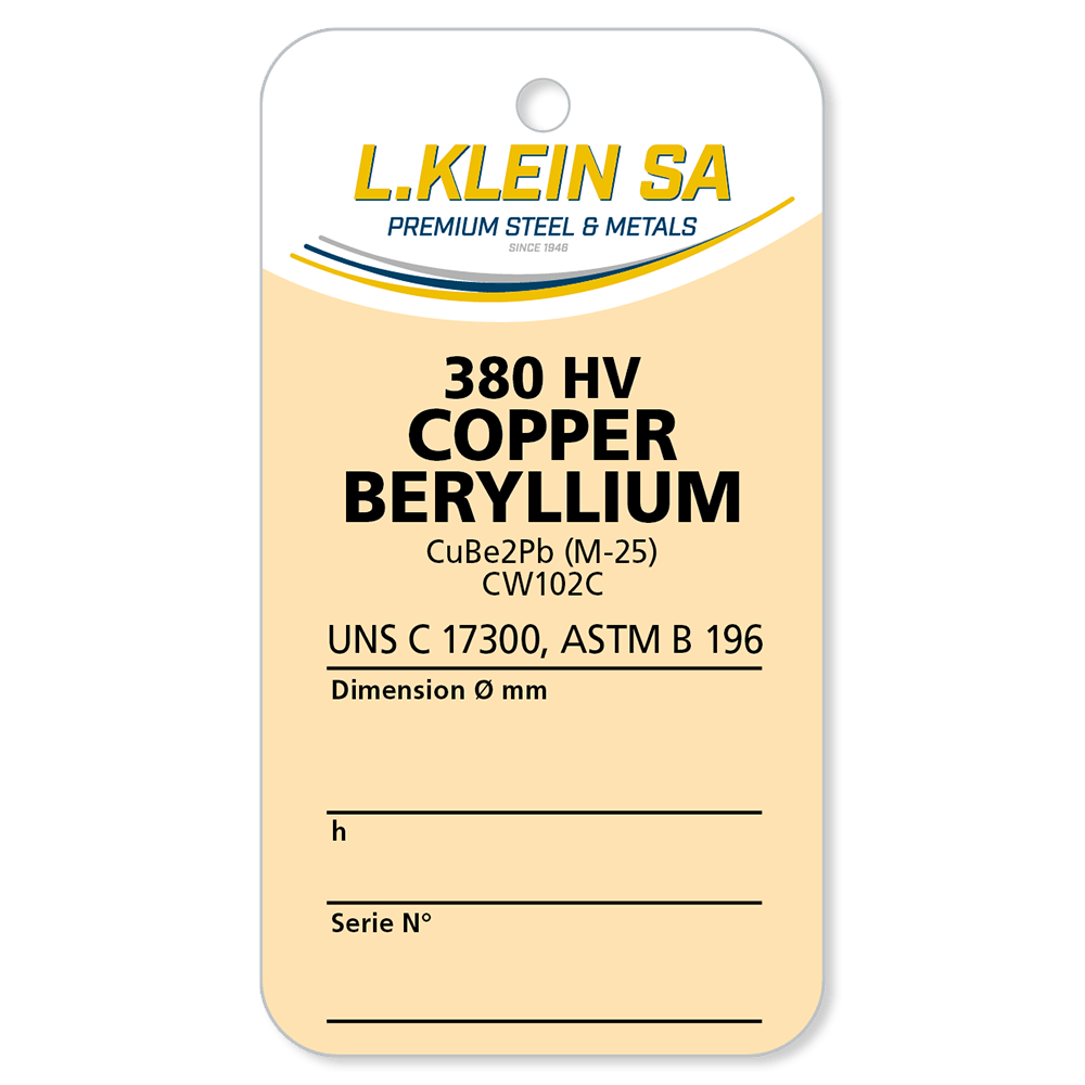 Copper Beryllium (M25)